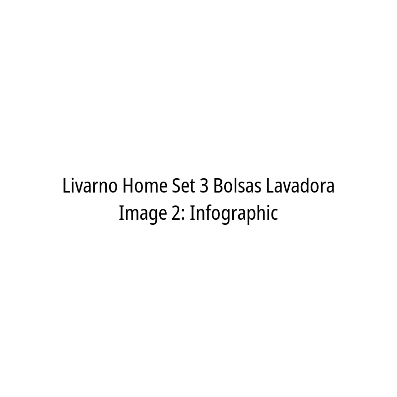 Livarno Home Set 3 Bolsas Lavadora
