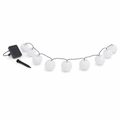 Livarno Home Guirnalda Solar de Farolillos Blancos, 10 LED