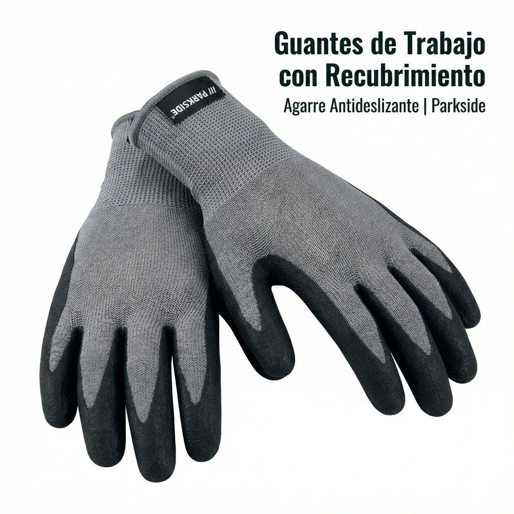 Guantes de Trabajo con Recubrimiento de Nitrilo Antideslizante | Parkside