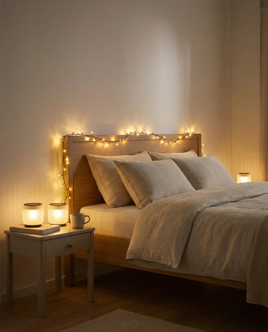Guirnalda LED Blanco Cálido con Timer Interior/Exterior - Livarno Home