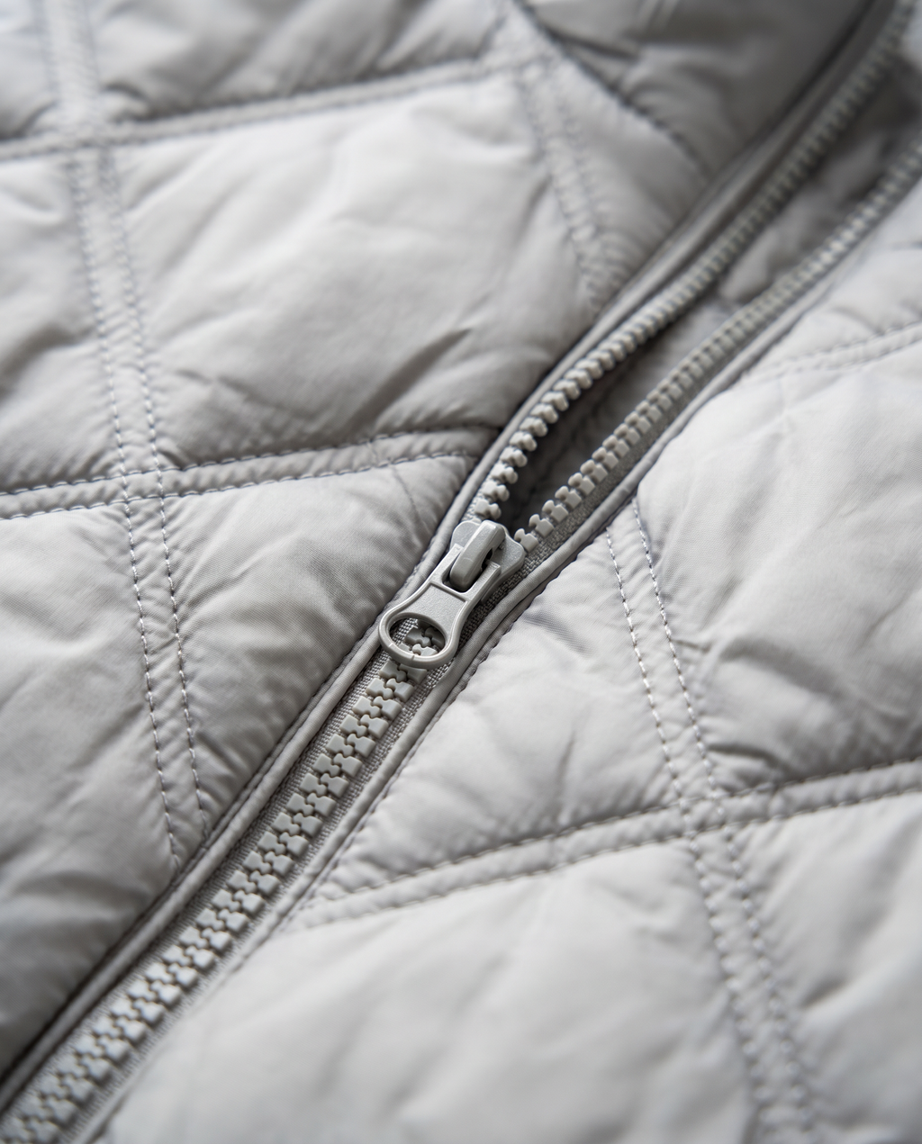 Chaleco Acolchado Mujer Up2Fashion — Gris Claro