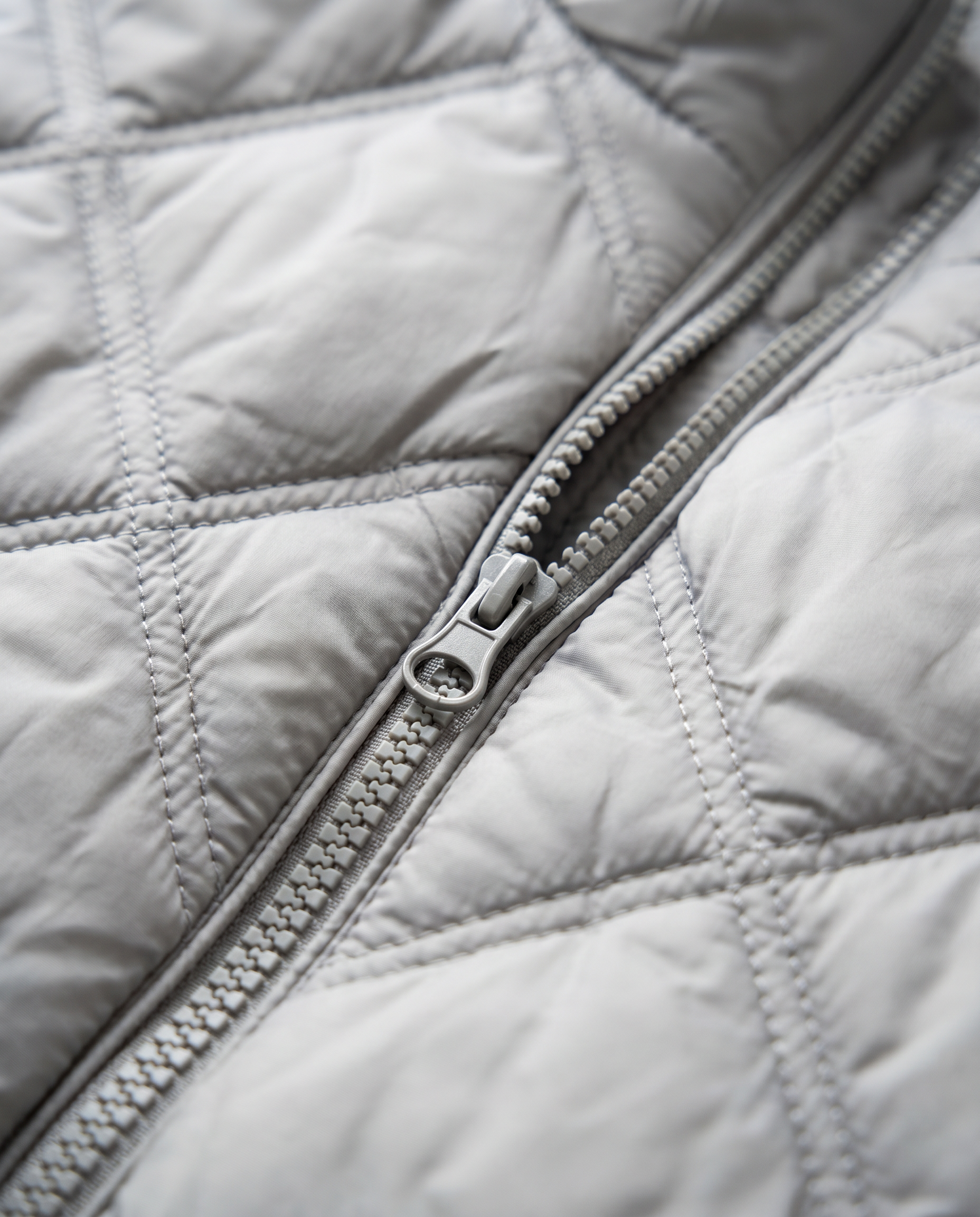 Chaleco Acolchado Mujer Up2Fashion — Gris Claro