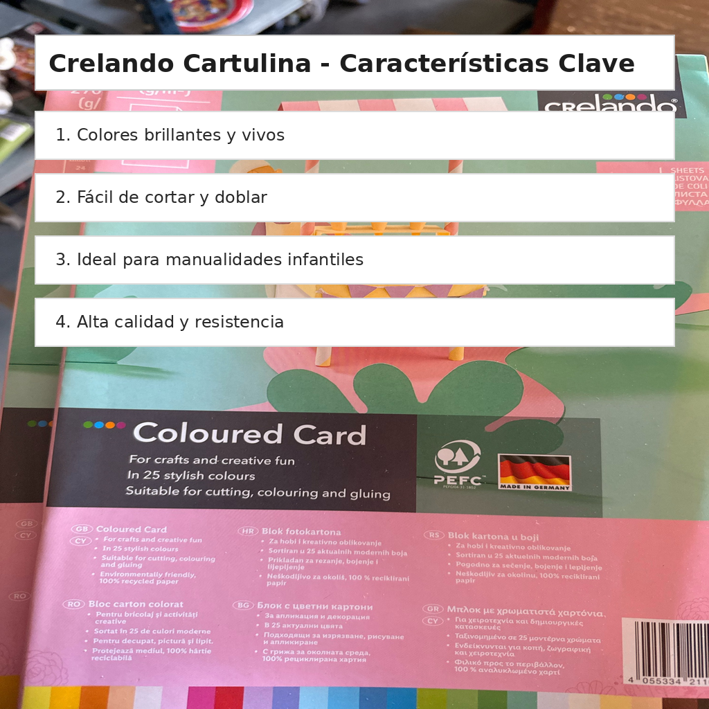 Crelando Cartulina Colores Manualidades Infantil