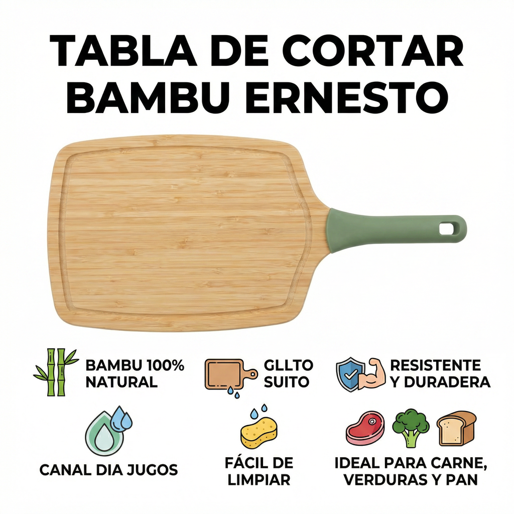 Tabla de Cortar Bambú Ernesto Grande