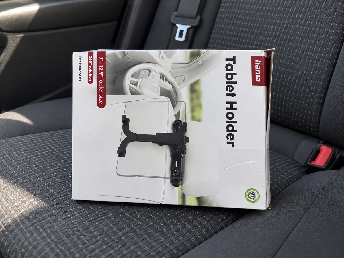 Hama soporte de tablet para reposacabezas de coche · 7 a 12,9 pulgadas · ambiente