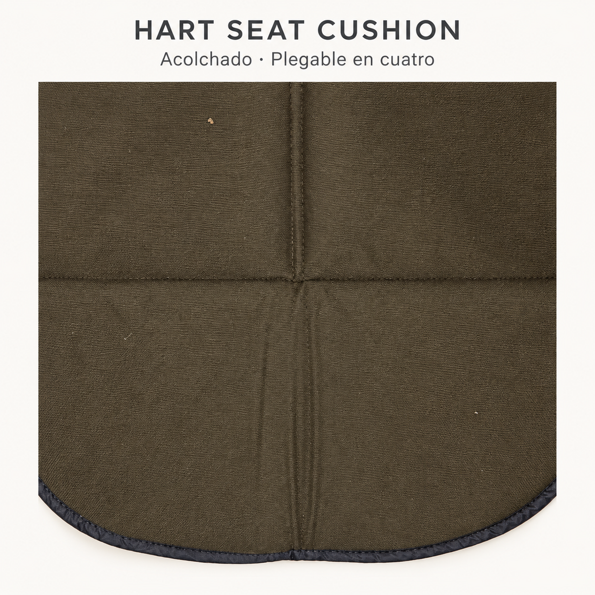 Cojín plegable Hart Seat Cushion marrón oliva — caracteristicas