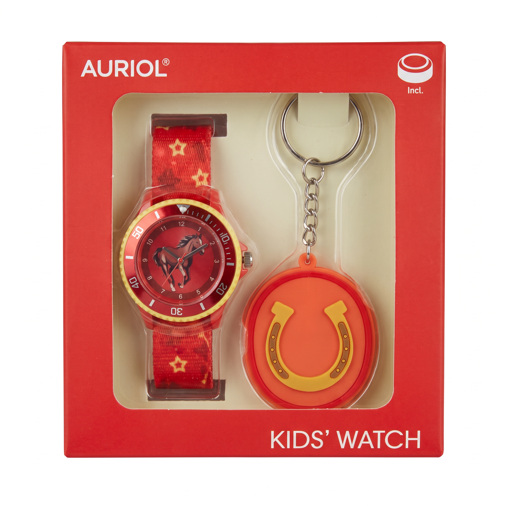 Auriol Reloj Infantil con Llavero de Herradura
