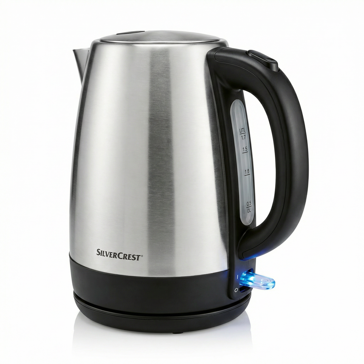 Hervidor Eléctrico SilverCrest 1.7L Acero Inoxidable