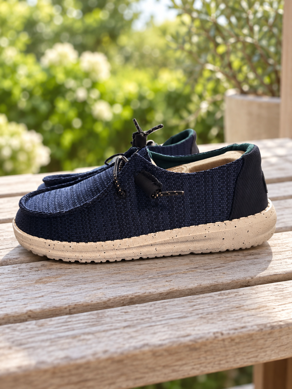 HEYDUDE Wendy Sport Mesh azul marino talla 36 — par en terraza