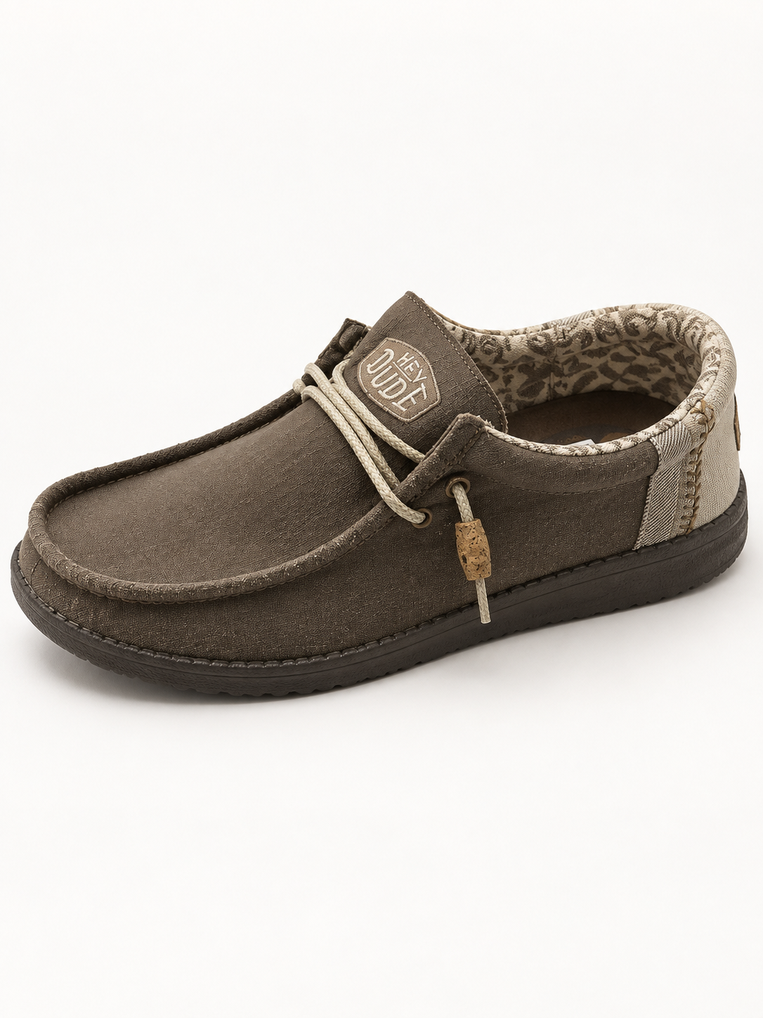 Detalle de mocasín HEYDUDE Wally Break Stitch 14847 Clay