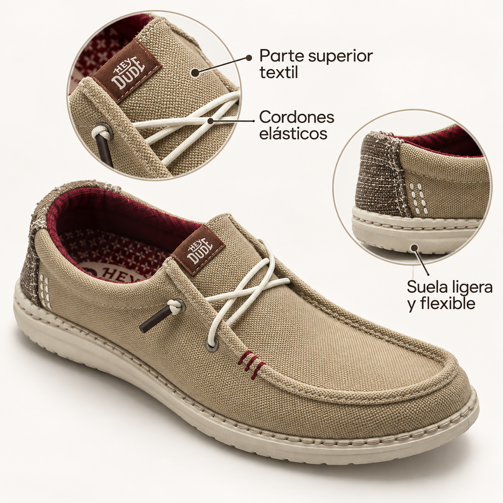 Características de HEYDUDE Wally Workwear 17620 beige