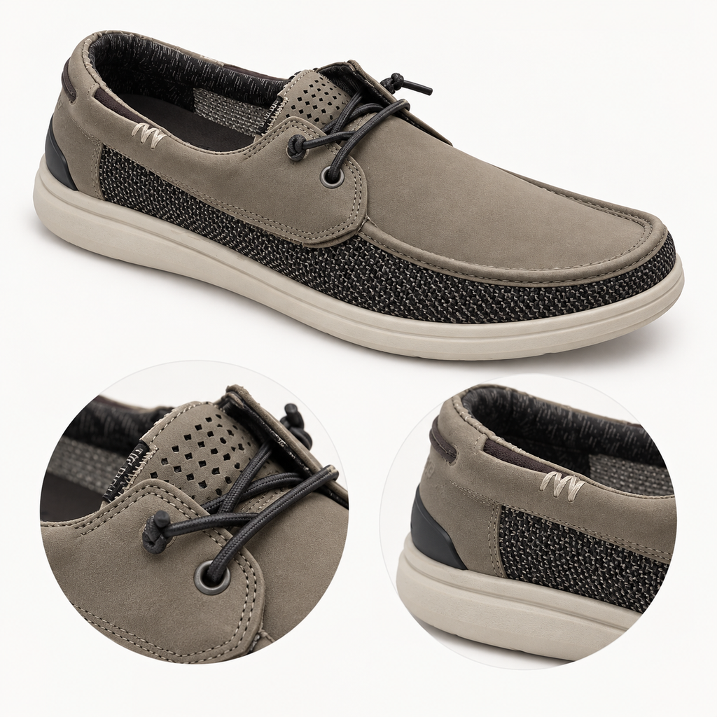 Mocasines HEYDUDE Welsh Grip 16484 Sand, detalles
