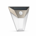 Livarno lámpara solar de pared LED triangular con sensor de movimiento
