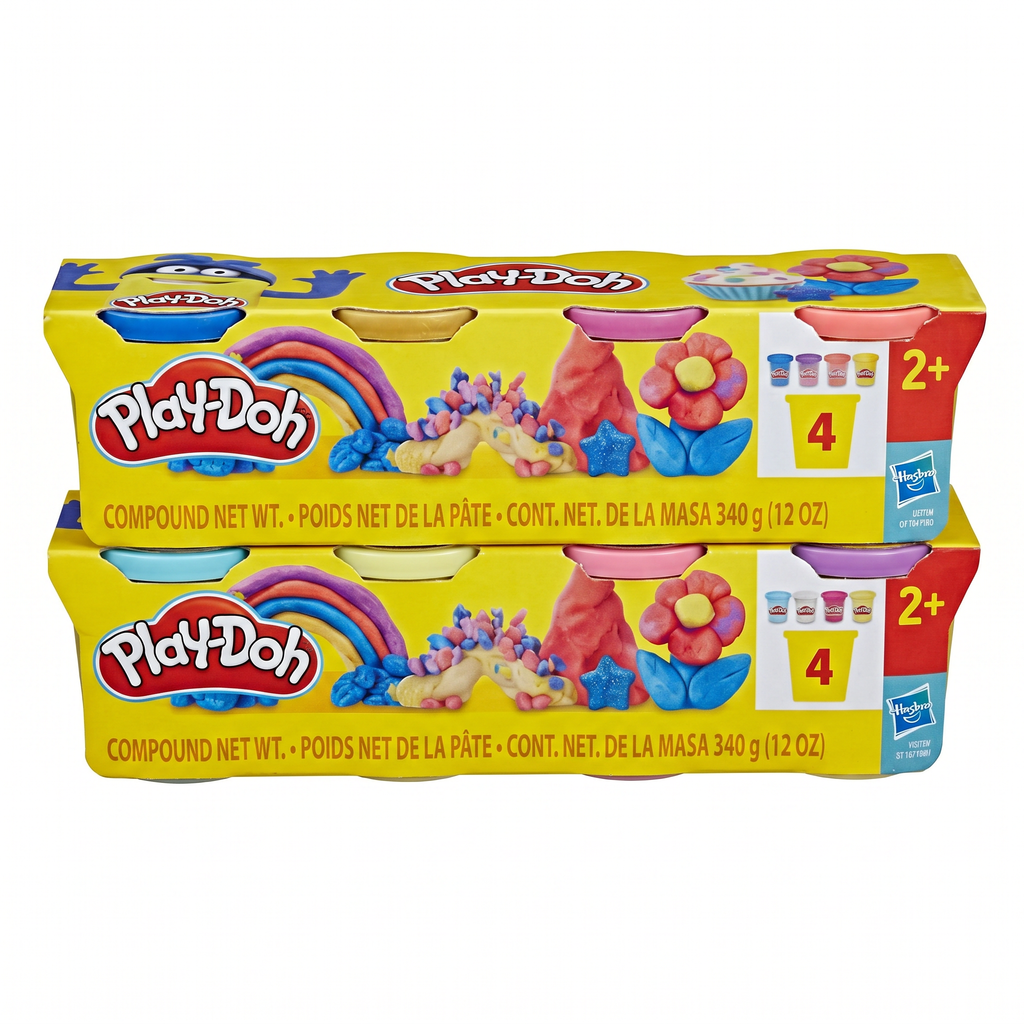 Play-Doh Pack 4 Botes Hasbro — 340g