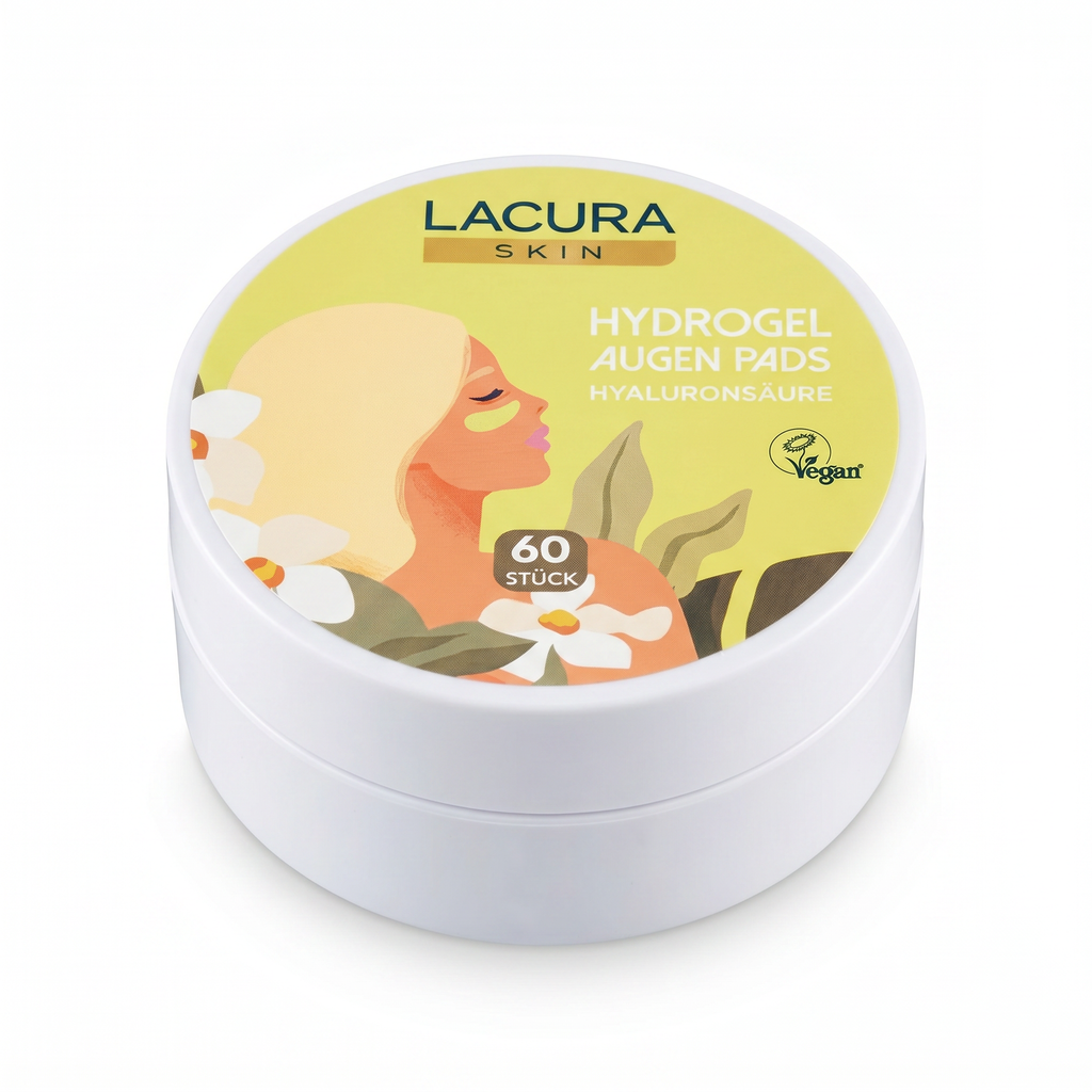 Parches Hidrogel para Ojos Lacura Skin — 60 uds Ácido Hialurónico