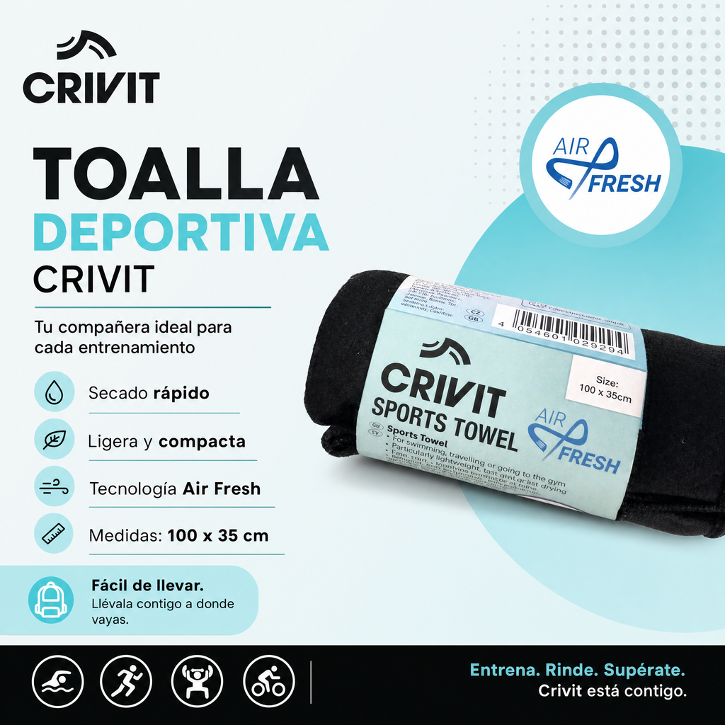 Crivit Toalla deportiva