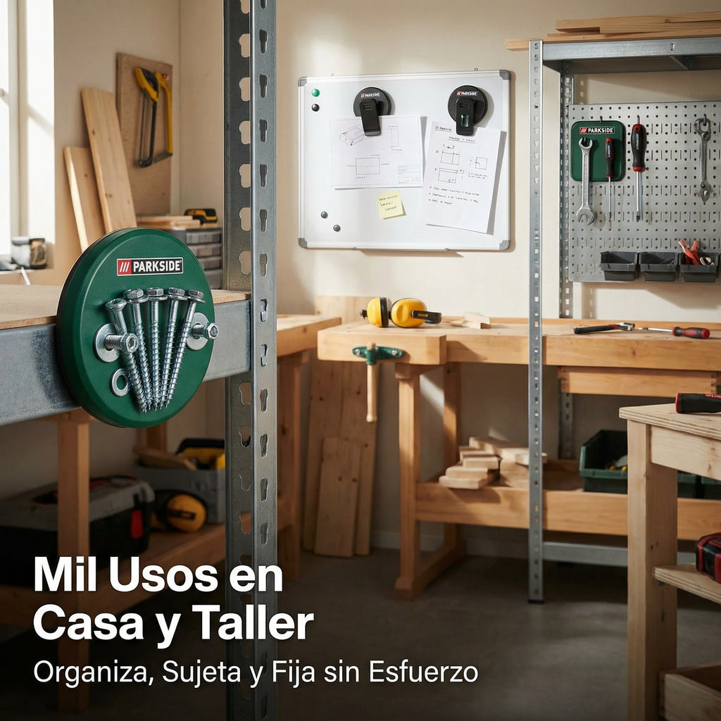 Set de Imanes Multiusos Potentes Varios Tamaños | Parkside