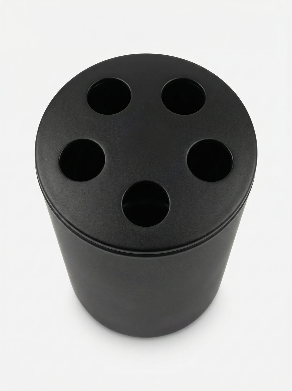 Portacepillos de Dientes Cristal Negro - Livarno Home