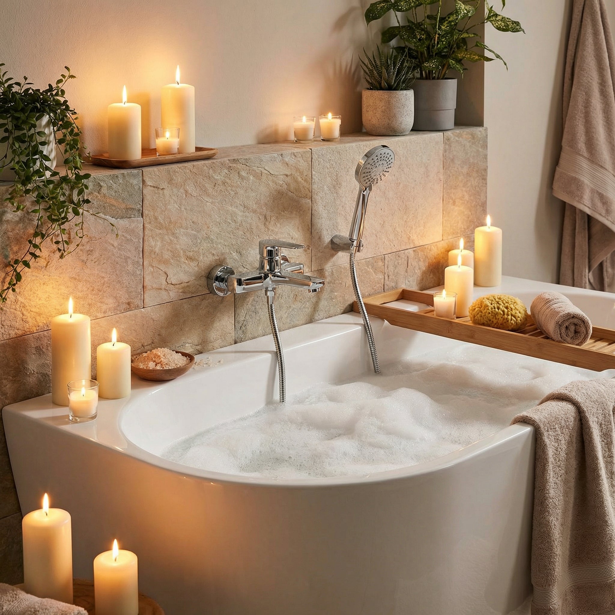 Grifo Monomando de Ducha y Bañera - Home Creation