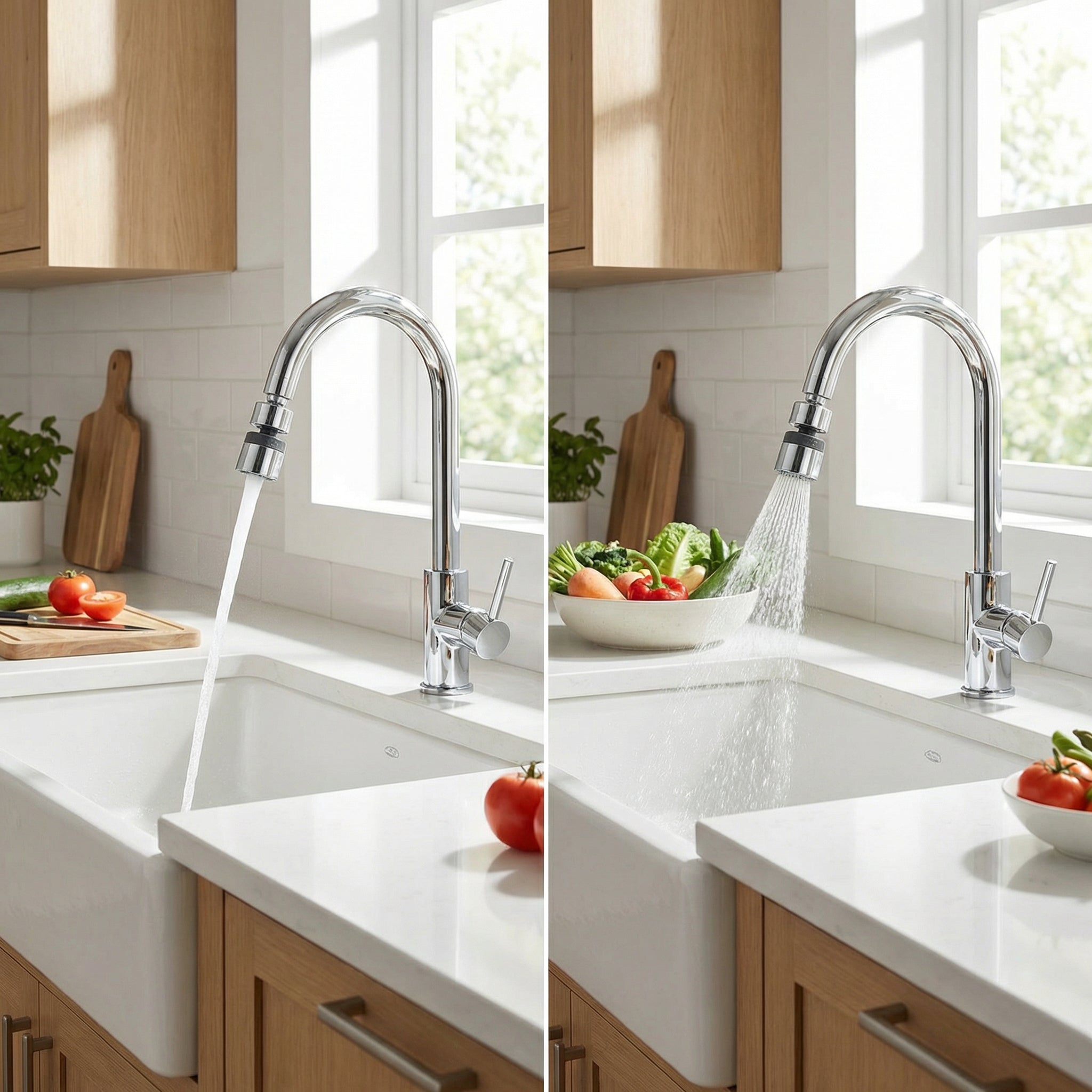 Set de 2 Aireadores Giratorios para Grifo - Home Creation