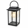 Farolillo Solar Filamento LED Negro Estilo Clásico | Casalux
