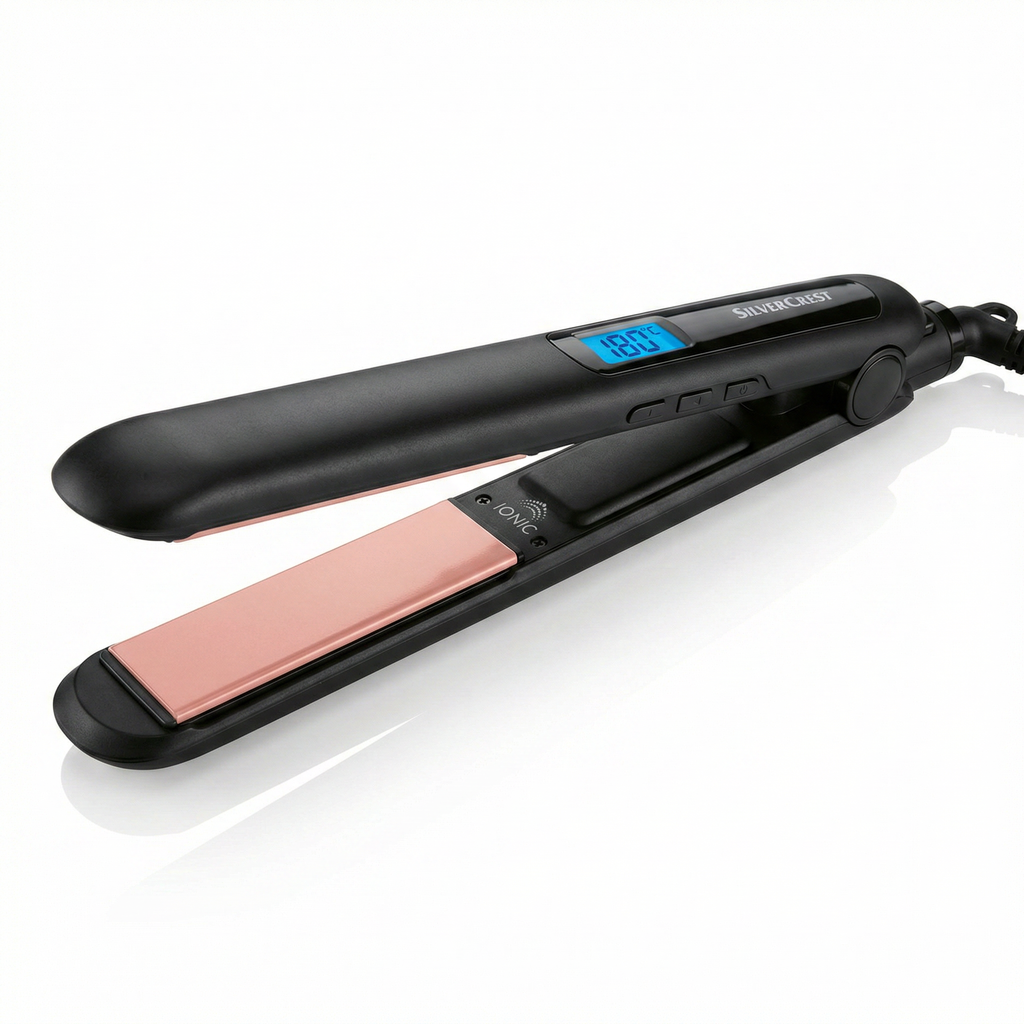 Plancha de Pelo SilverCrest SHGP 38 A1 - Ceramica Turmalina Ionica