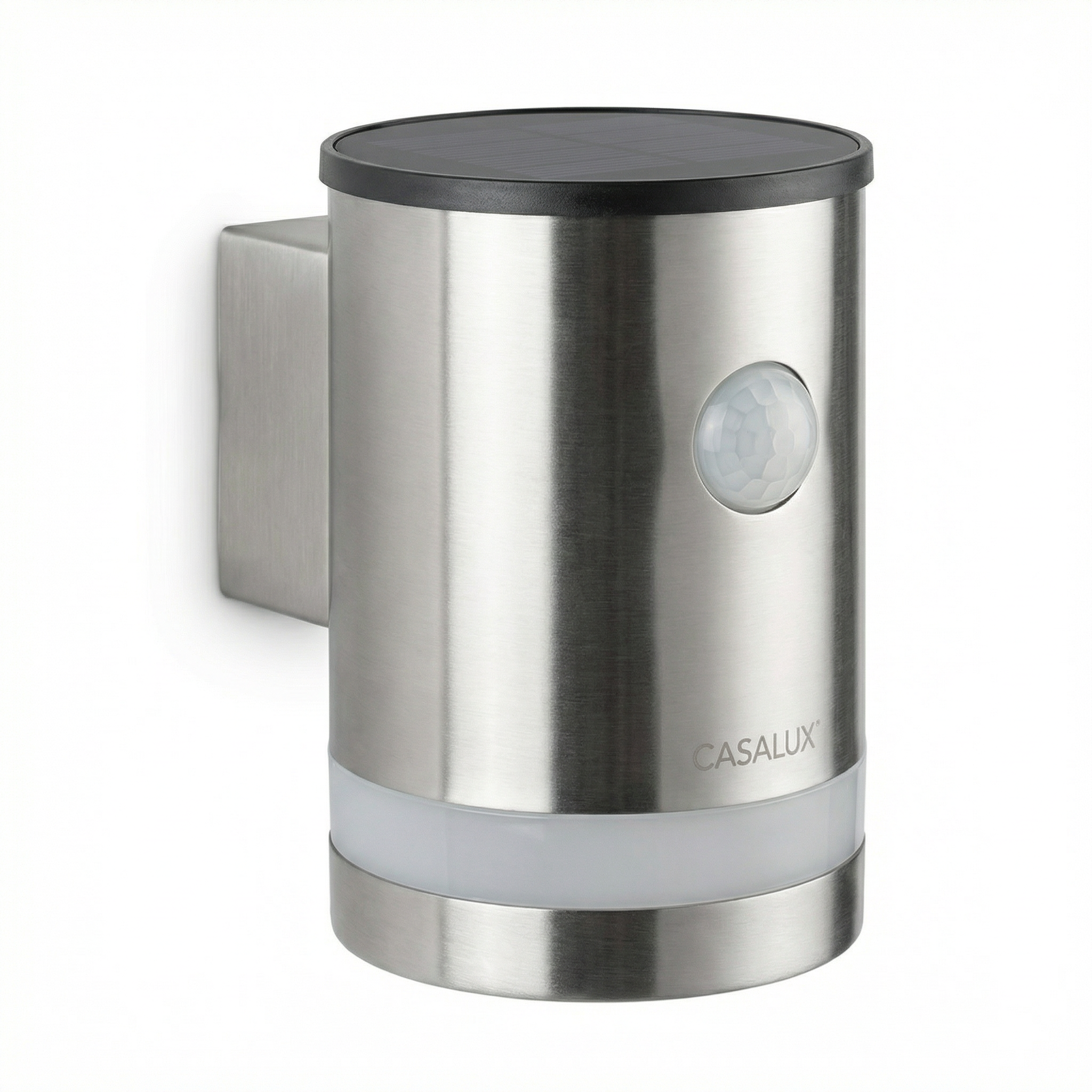 Aplique Solar LED Pared Acero Inoxidable con Sensor IP44 | Casalux