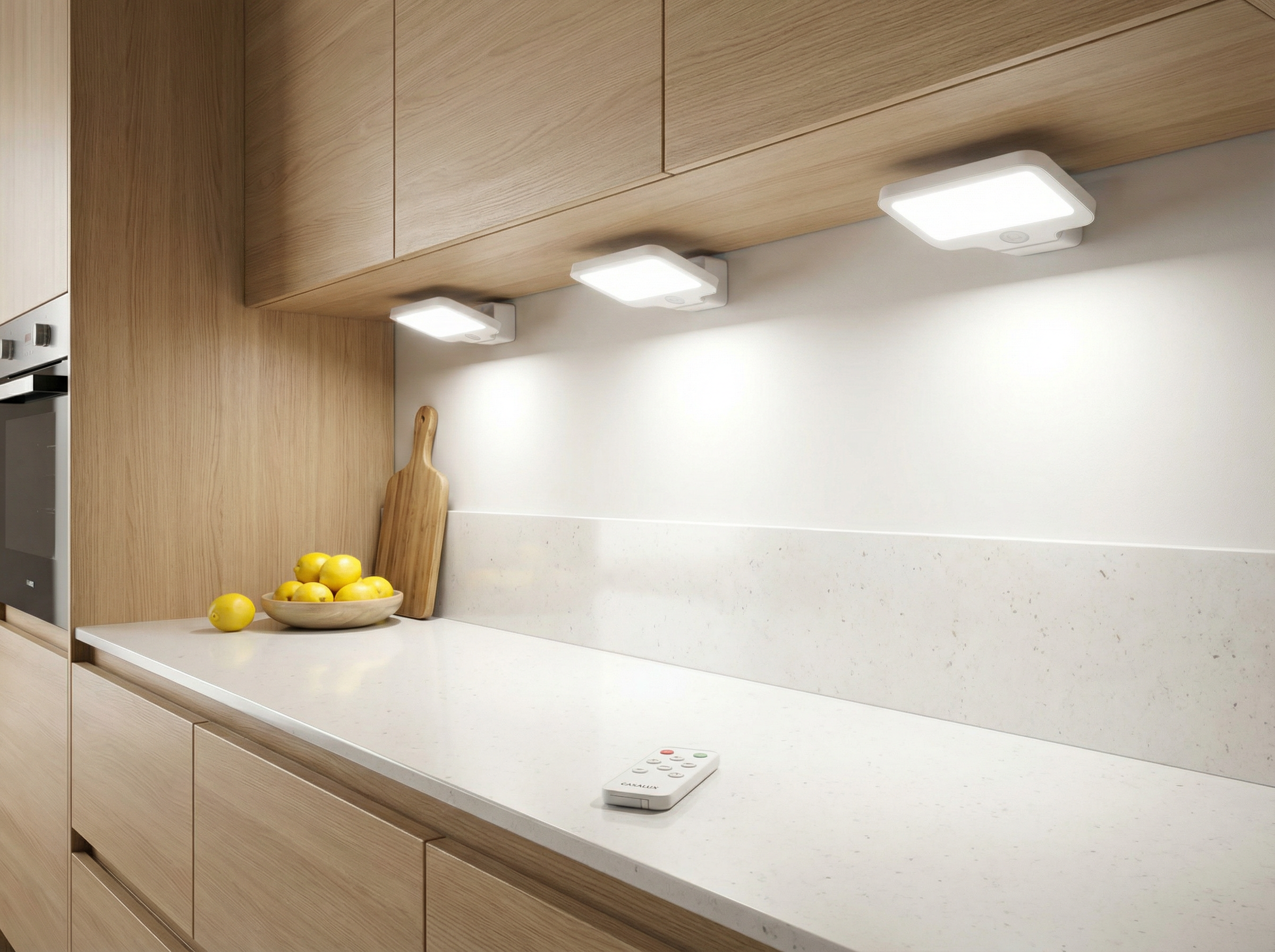 Set 3 Focos LED a Pilas con Mando y Sensor de Movimiento | Casalux