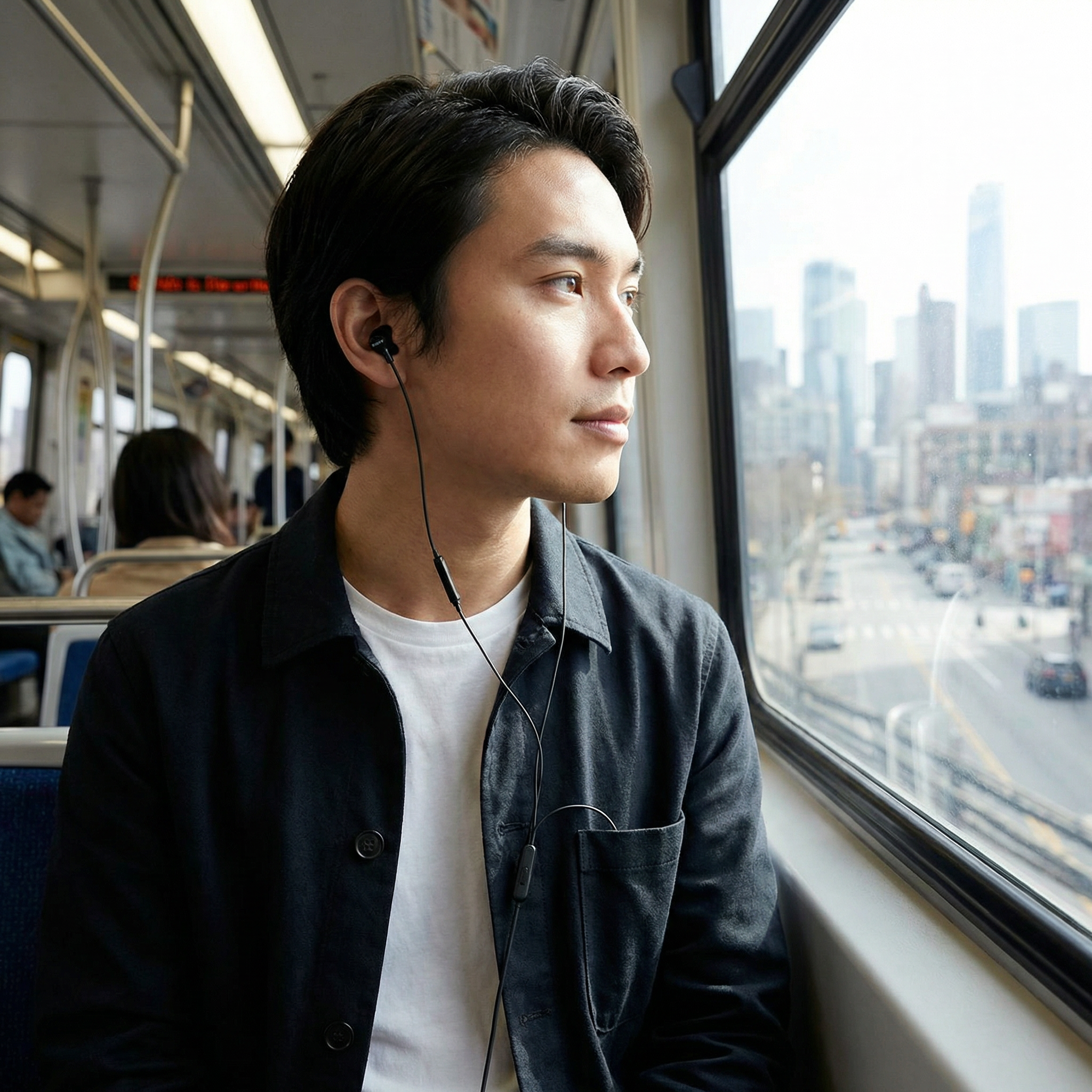 Auriculares Sony MDR-EX15AP In-Ear con Microfono - Negro