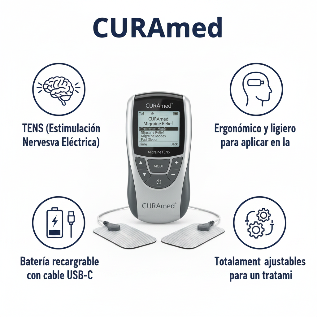 Dispositivo TENS para Migrañas CURAmed
