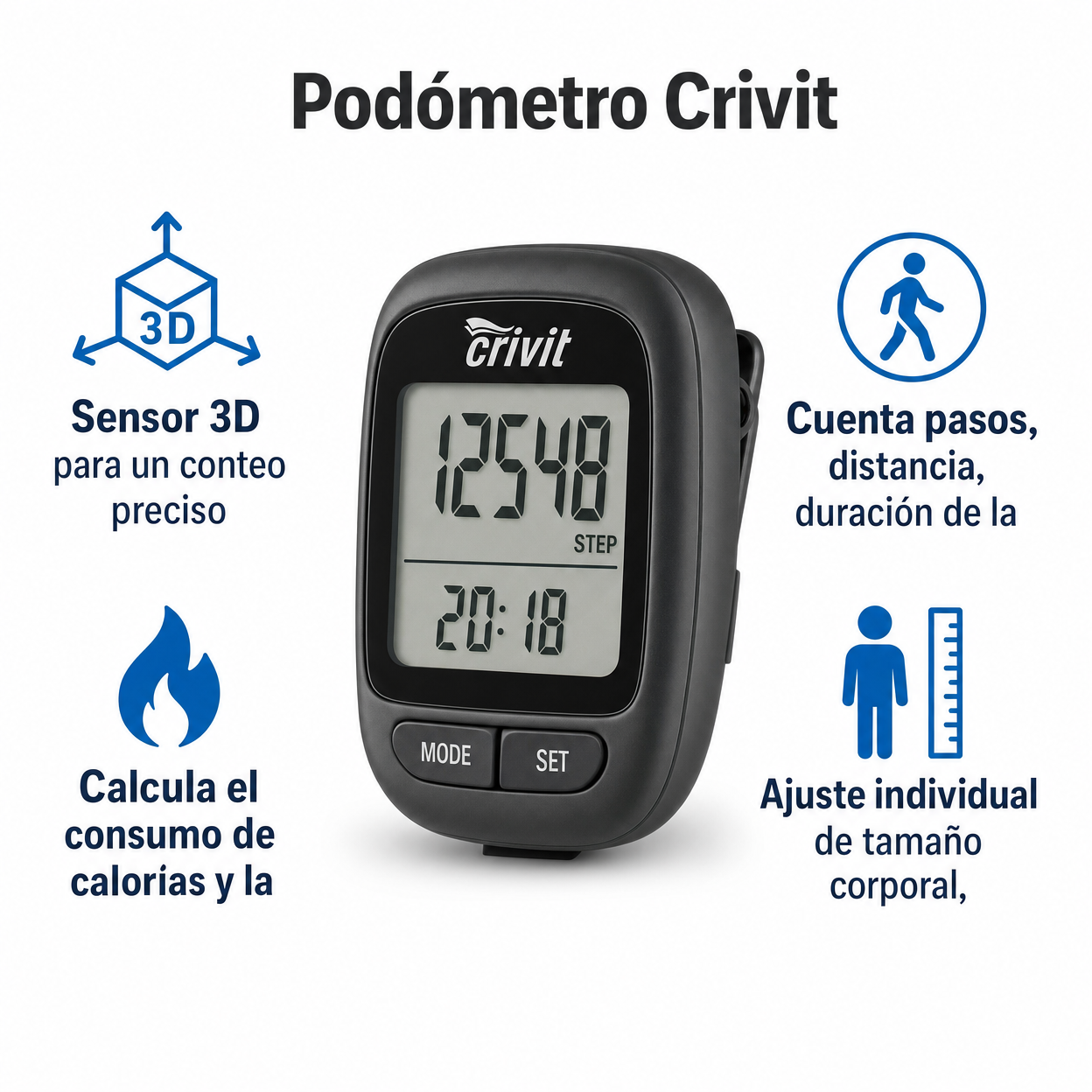 Podómetro Crivit