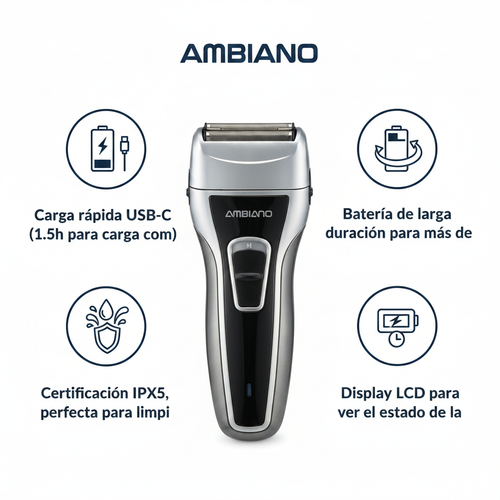 Afeitadora de Lámina Inalámbrica Ambiano