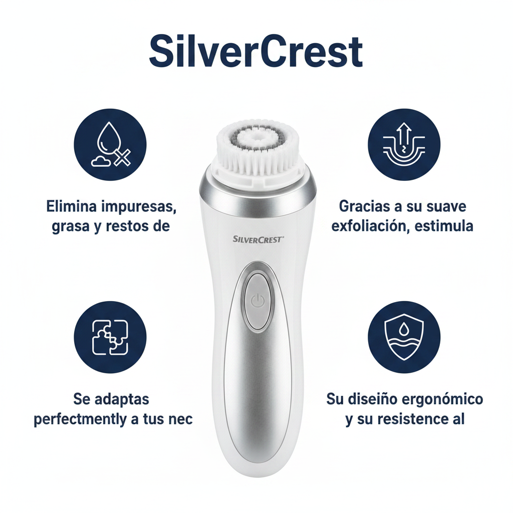 Cepillo de Limpieza Facial SilverCrest