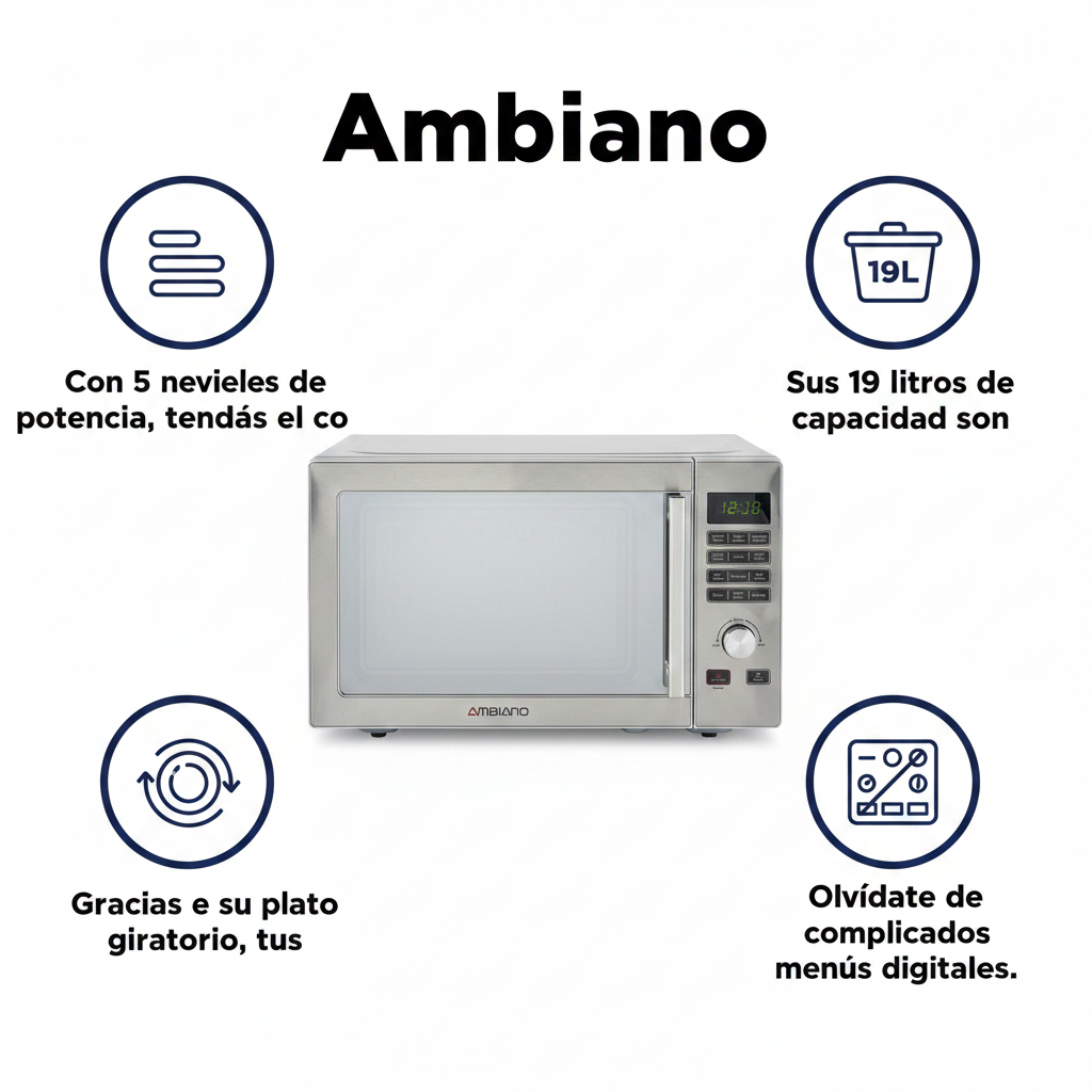 Microondas 19L Ambiano