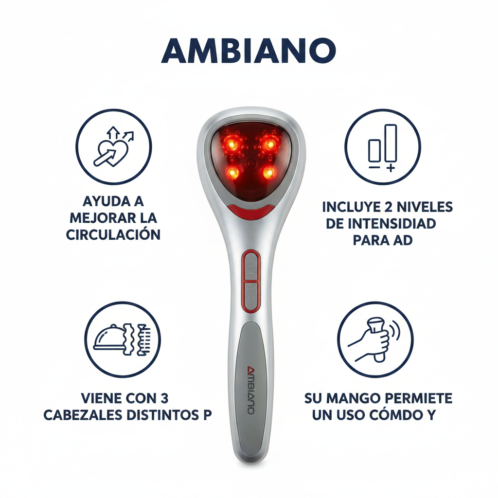 Masajeador de Mano con Infrarrojos Ambiano
