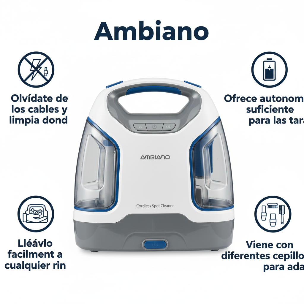 Limpiador de Manchas Inalámbrico Ambiano