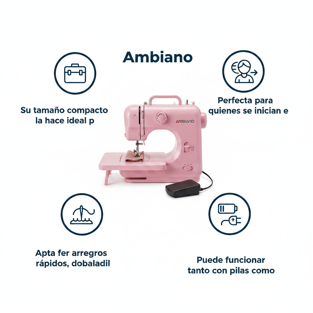 Mini Máquina de Coser Ambiano