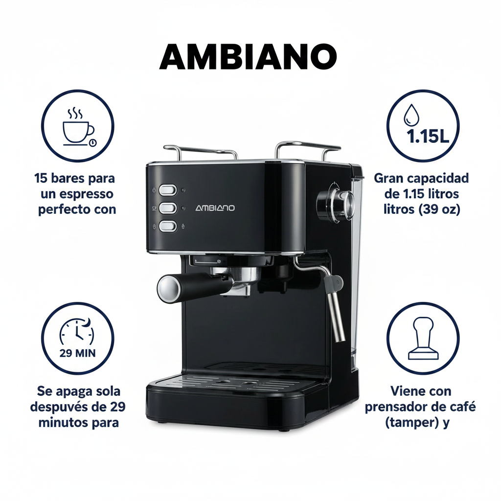 Cafetera Espresso Ambiano