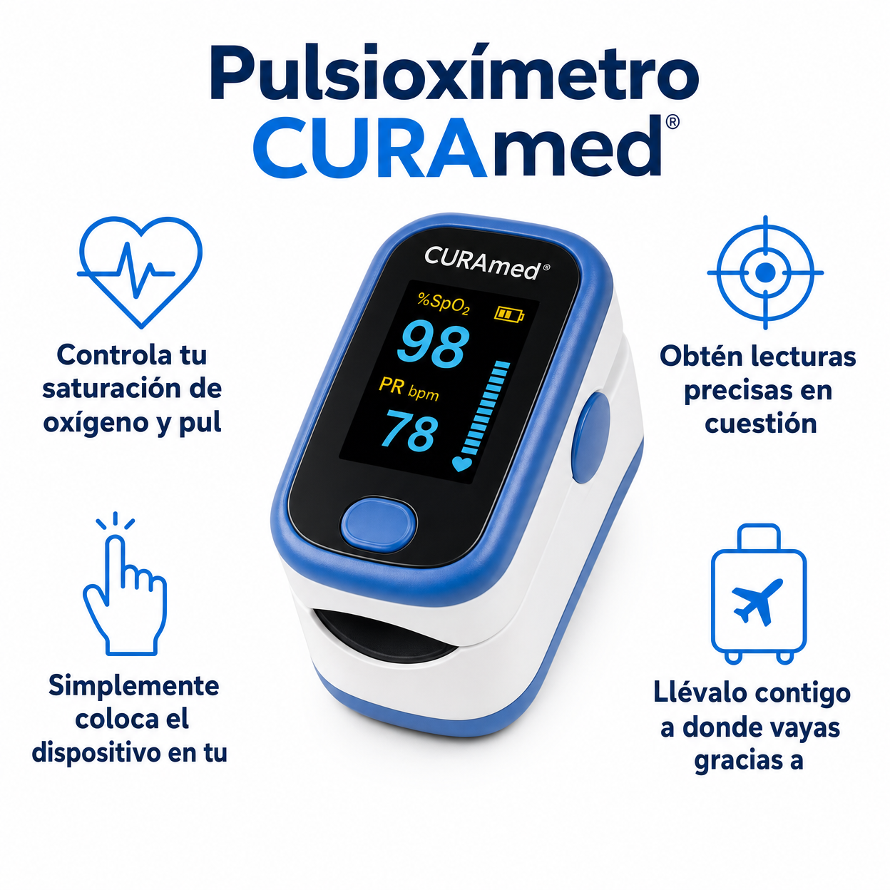 Pulsioxímetro CURAmed