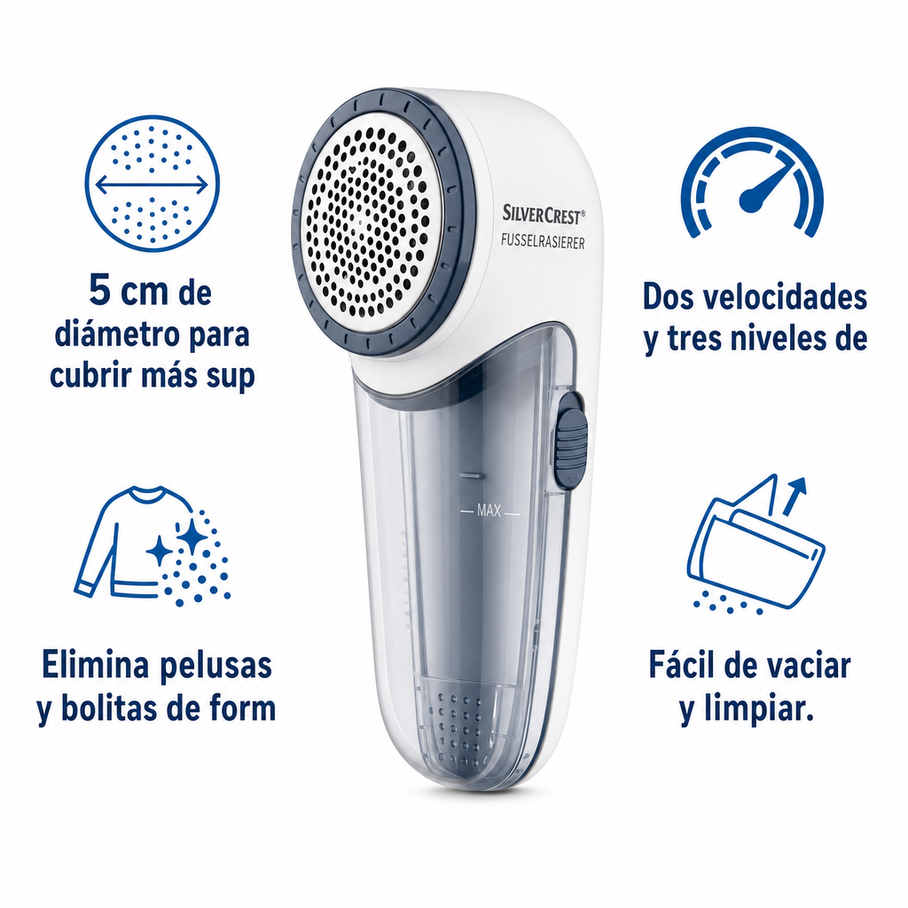 Quitapelusas Eléctrico SilverCrest Fusselrasierer