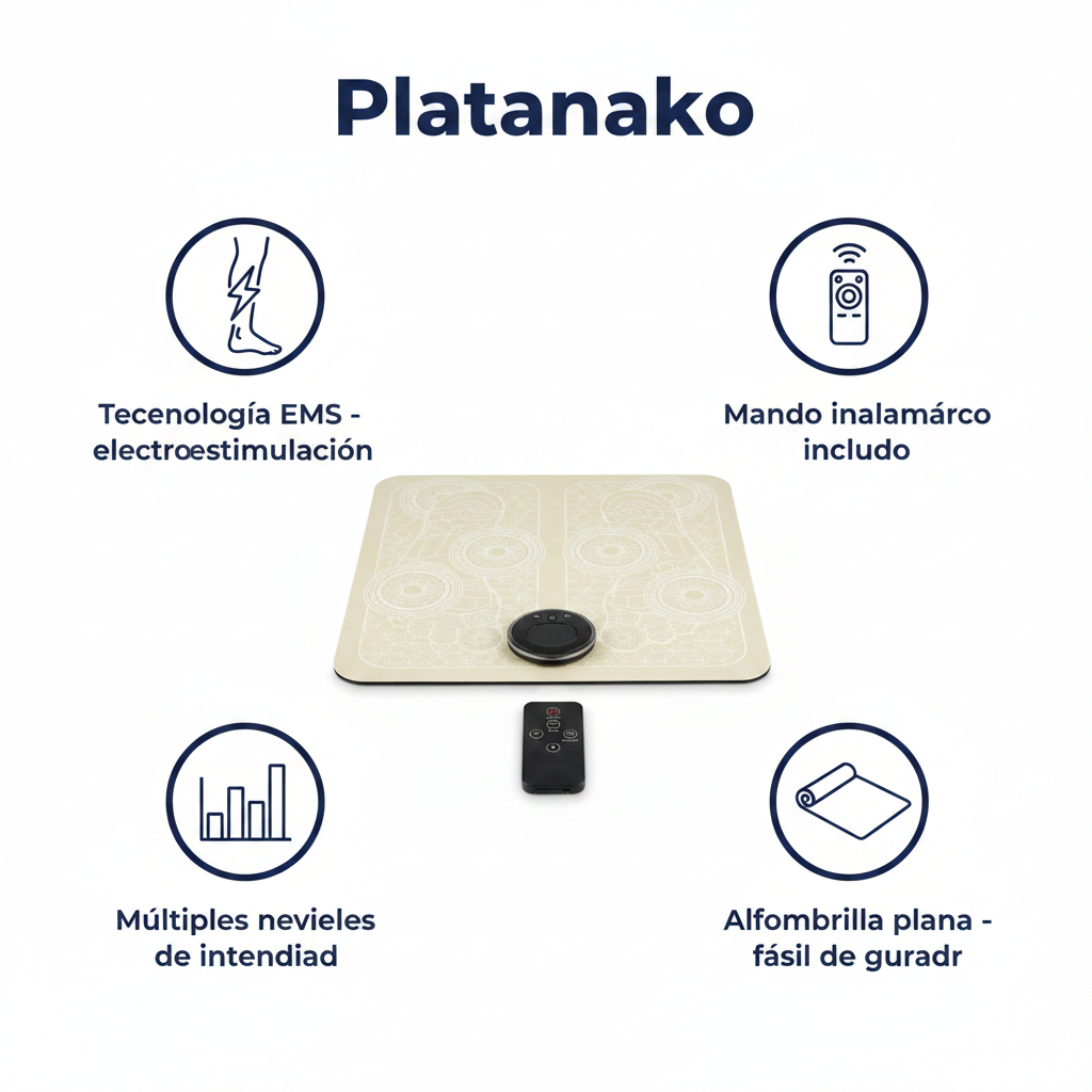 Masajeador Electrónico de Pies EMS con Mando - Crane Wellness