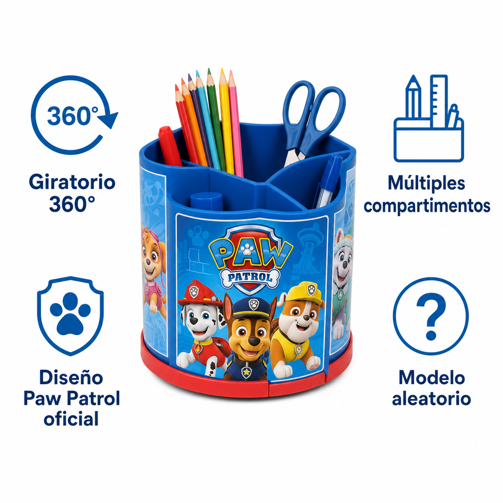 Organizador Escritorio Giratorio Patrulla Canina - Nickelodeon