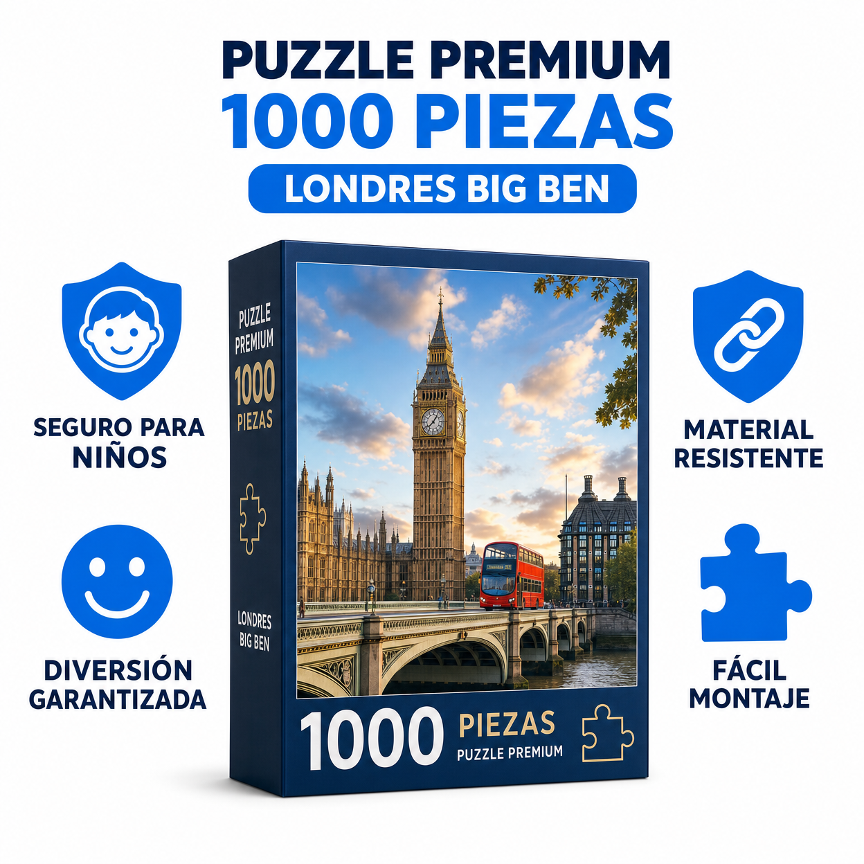 Puzzle Premium 1000 Piezas Londres Big Ben