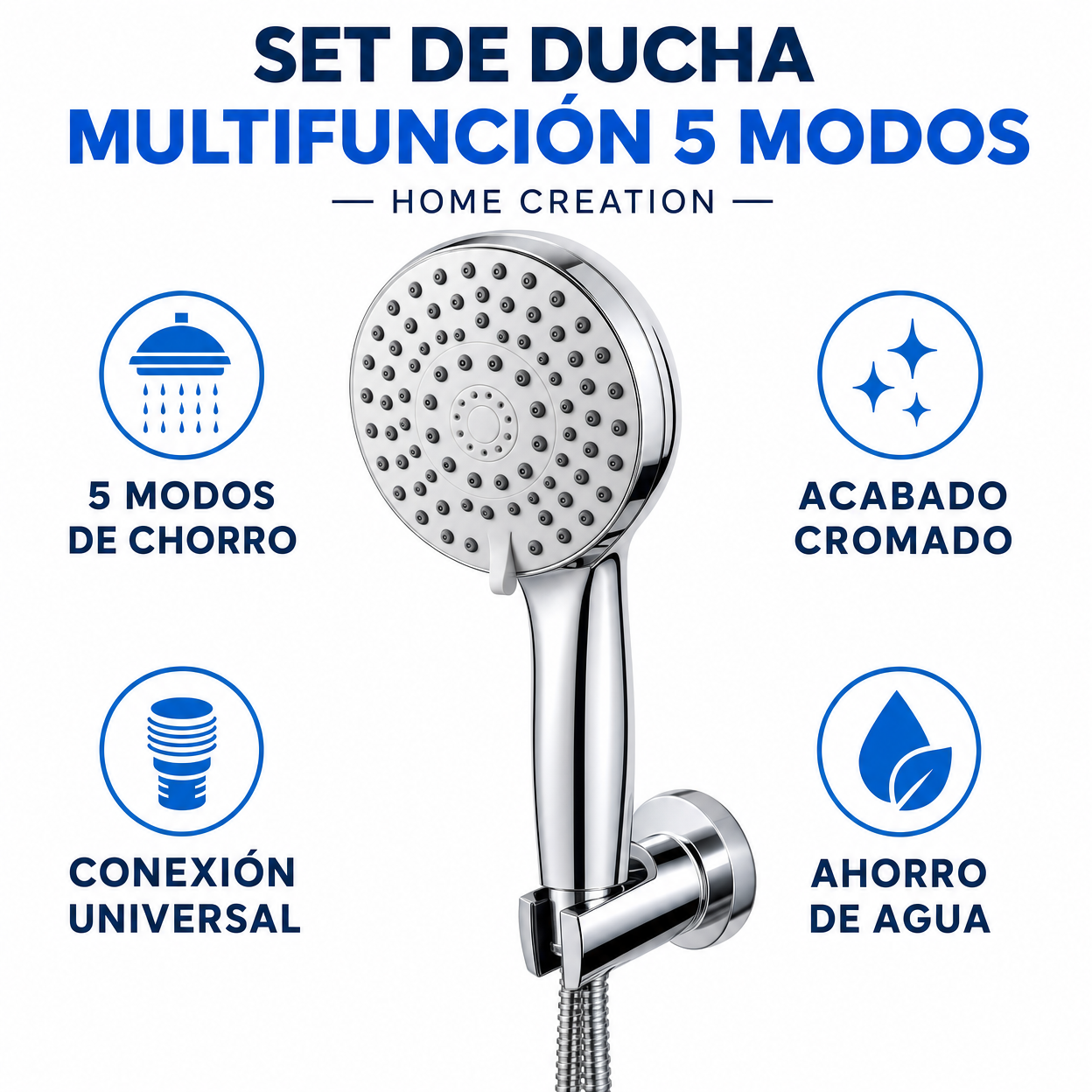 Set de Ducha Multifunción 5 Modos - Home Creation