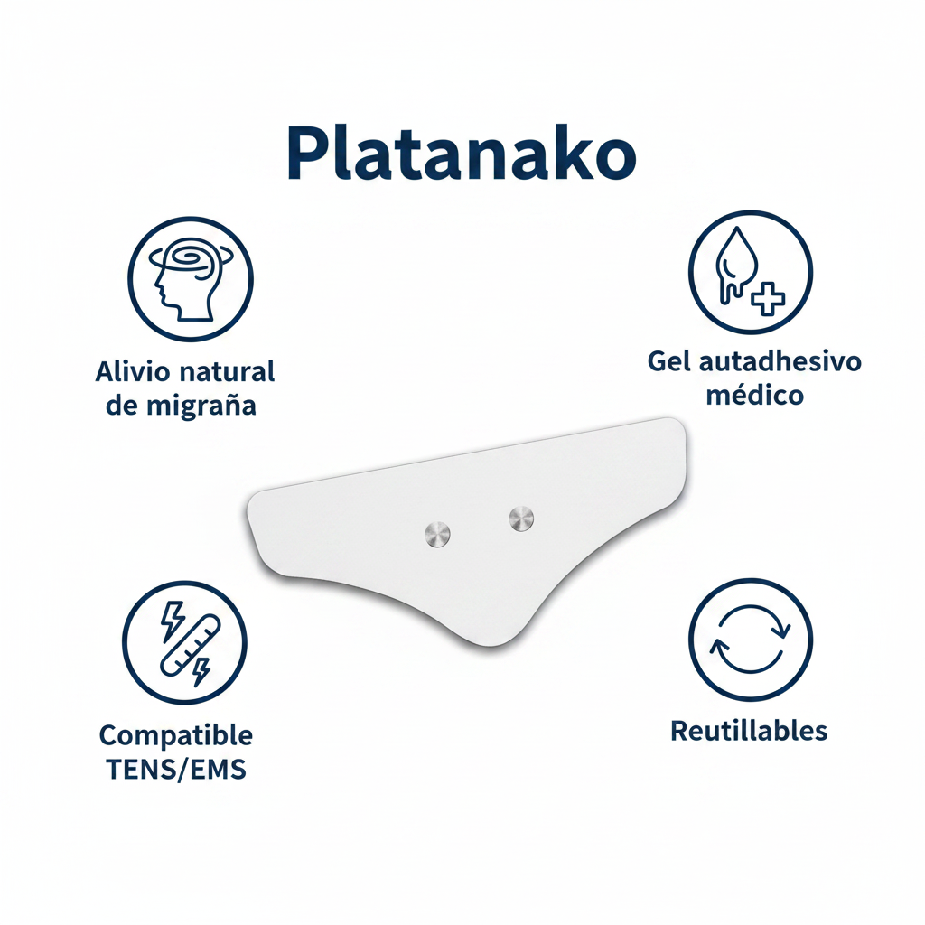 Electrodos Adhesivos TENS Migraña - Curamed