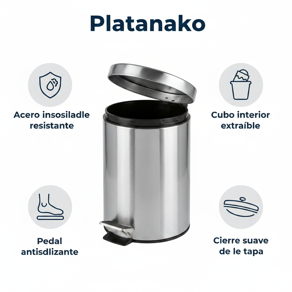 Cubo de Basura a Pedal 5L - Livarno Home