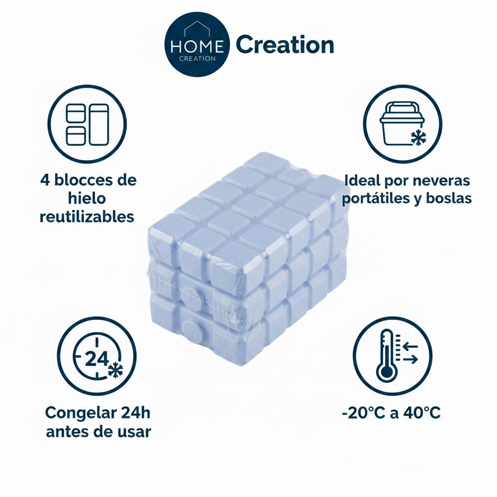 Acumuladores de Frío Home Creation Set 4 uds — Eisblock