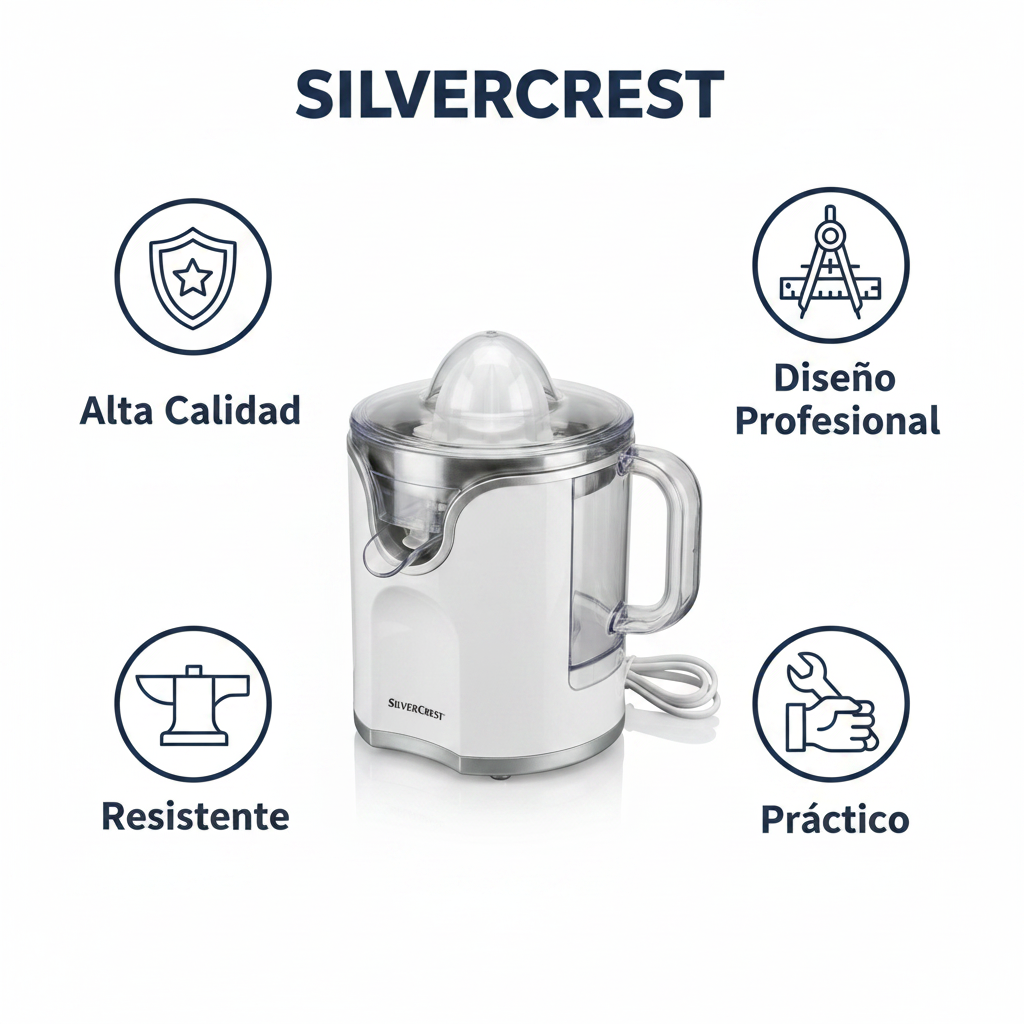 Exprimidor Eléctrico SilverCrest Doble Giro