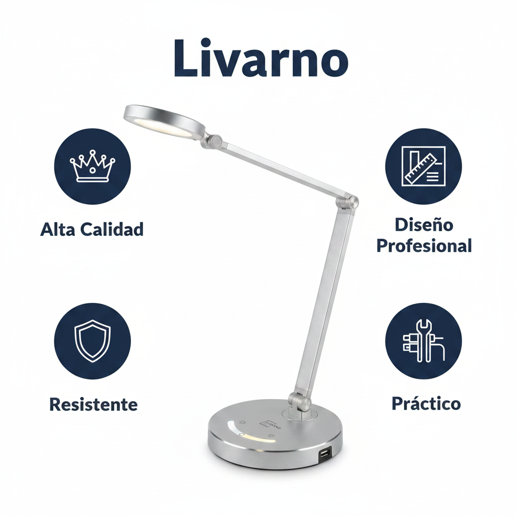 Lámpara LED de Mesa Livarno Regulable