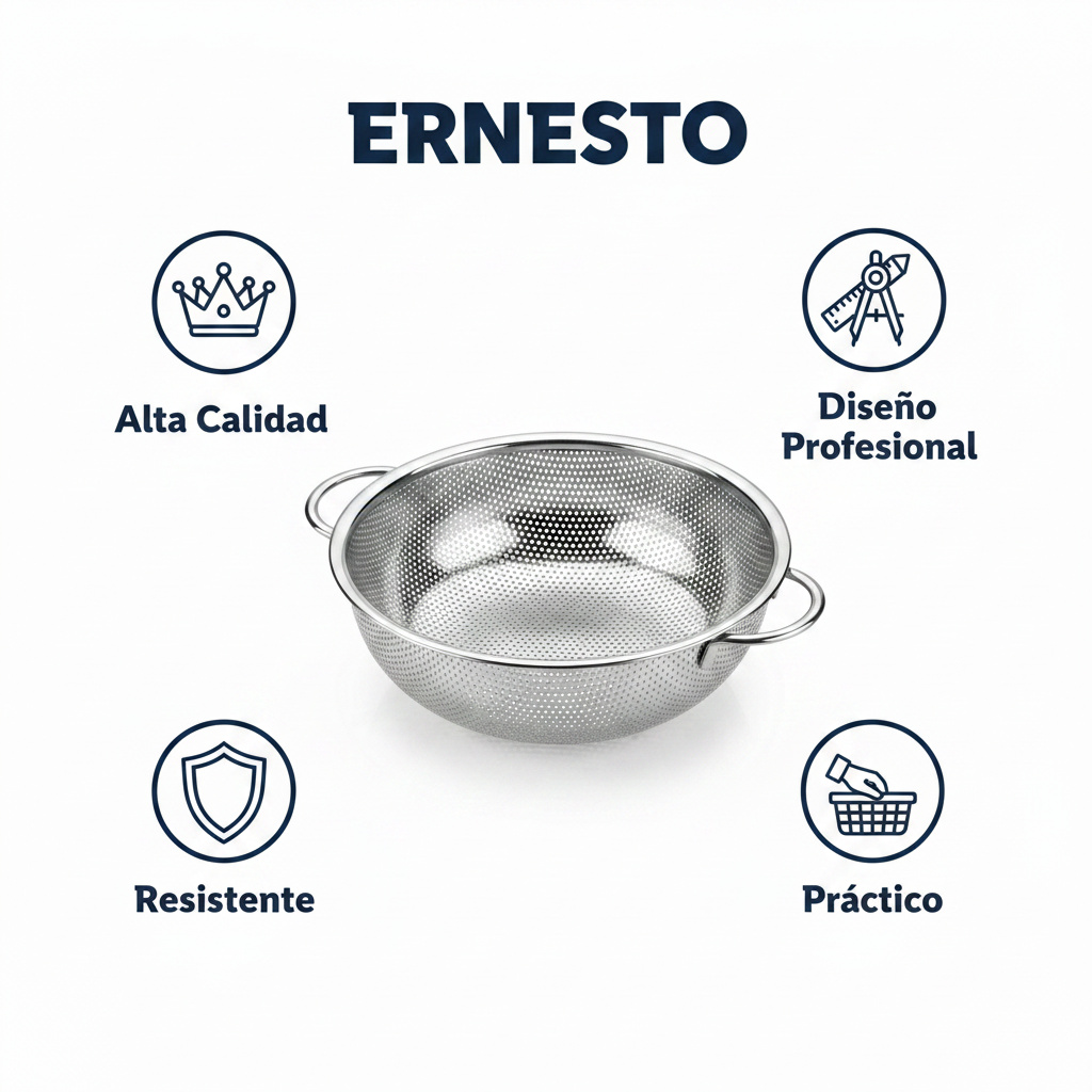 Colador Acero Inoxidable Ernesto